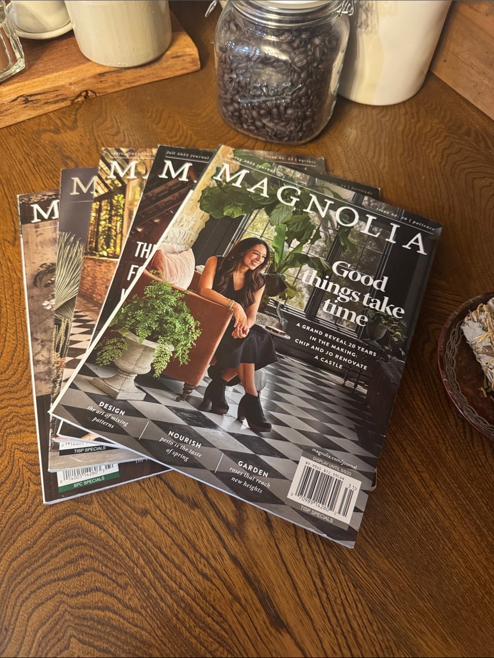 5 Magnolia Magazine Set - 2019, 2021, (2) 2022, 2023 issues